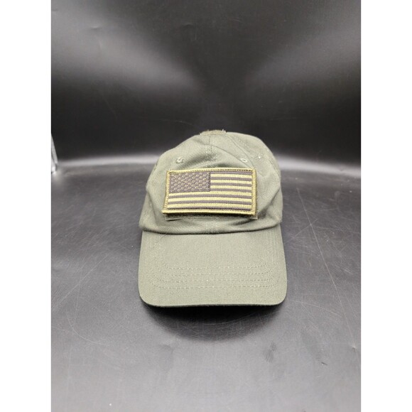 Rothco Military Hat StrapBack Tactical Cap EUC American Flag Patch Lot of 2 - Picture 8 of 13